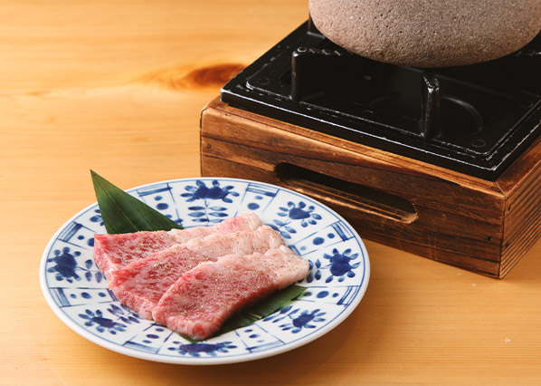 肉と焼き石